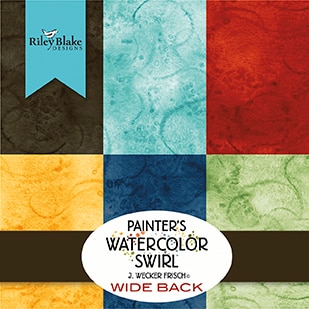 Painter's Watercolor Swirl Wide Back